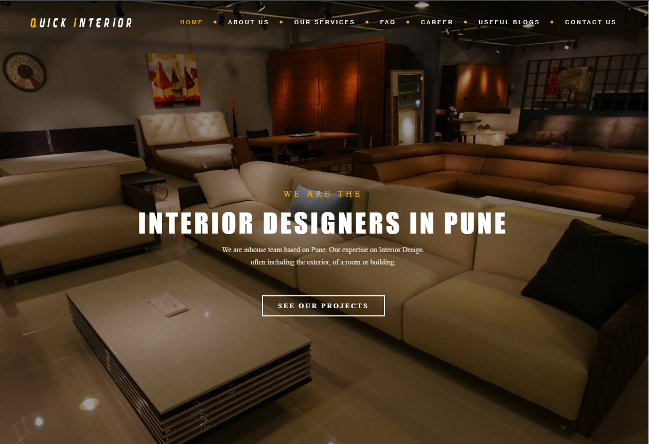 Top Interior Designers In Pune 2026 - Quick Interior Pvt Ltd